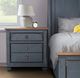 Legends Home Americana Blue Denim/Whiskey Nightstand-1