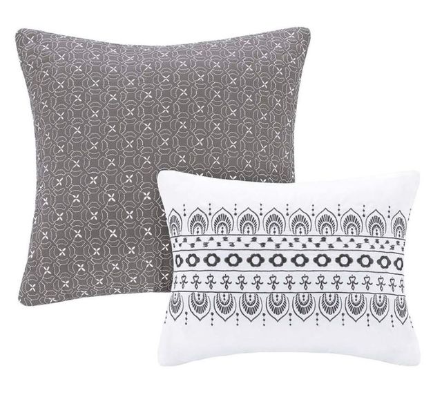 Olliix by Intelligent Design Isabella Grey Twin/Twin XL Comforter Set-2