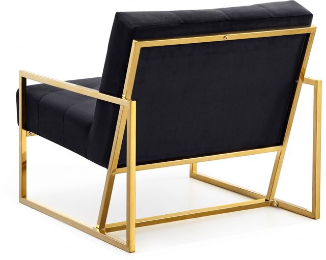 Meridian Furniture Pierre Black Velvet Chair-2