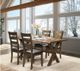 Mazin Furniture Sansa 5-Piece Warm Oak Brown Dining Set-0