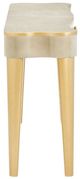 Michael Amini® La Terrazza Silver Mist Console Table with Champagne Base-2