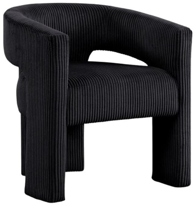 Meridian Furniture Riz Black Upholstered Accent Chair-0
