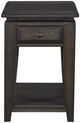 Bernards Bellamy Lane Brown Chairside Table-2