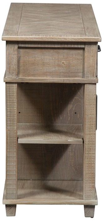 Liberty Furniture Parkland Falls Weathered Taupe Sofa Table-3