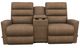 La-Z-Boy® Liam Chestnut Manual Wall Reclining Loveseat with Console-1