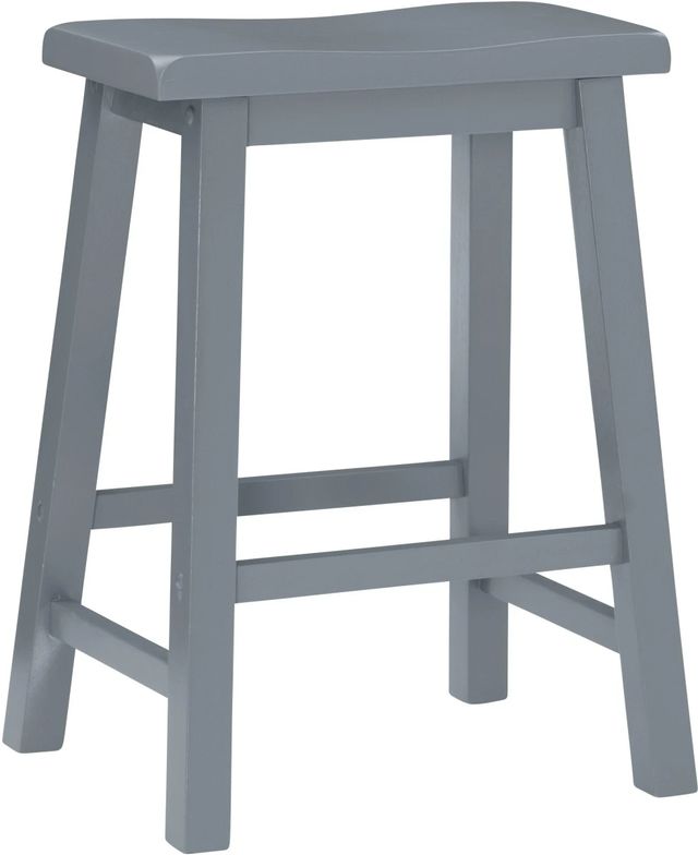 Powell® Beamon Gray Counter Stool-0