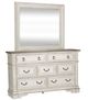 Liberty Furniture Abbey Park 4-Piece Antique White/Weathered Brown Queen Bedroom Set-3