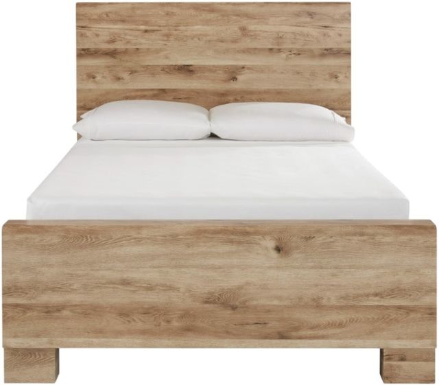 Signature Design by Ashley® Hyanna Tan Brown Full Panel Storage Bed-2