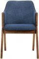 Armen Living Renzo 2-Piece Blue Dining Chairs-1