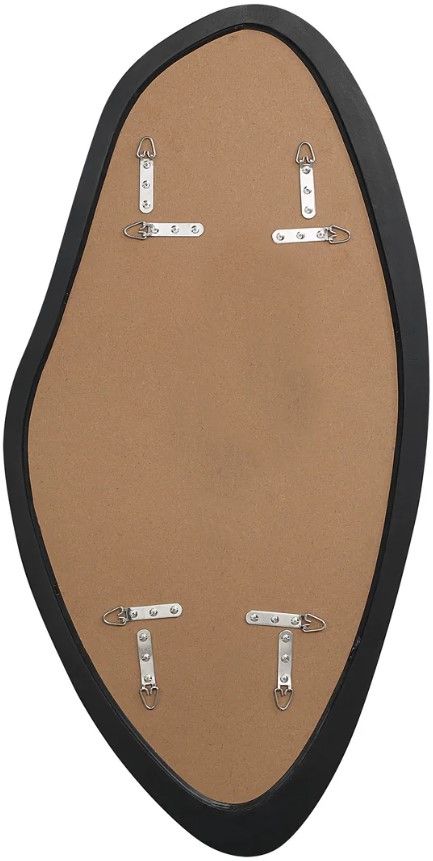Renwil® Trani Matte Black Accent Mirror-3