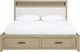 Signature Design by Ashley® Calmoro Gray Queen Storage Bookcase Bed-2