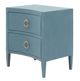Mornington Sunrise Azure 2 Drawer Nightstand-2