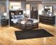 Ashley® Kira Almost Black Full Storage Headboard-3
