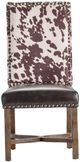 Crestview Collection Mesquite Ranch Brown Upholstered Dining Side Chair-1