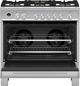 Fisher & Paykel 36" Stainless Steel Pro Style Dual Fuel Range-2