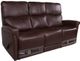 GoBerce® Brown Reclining Sofa-0