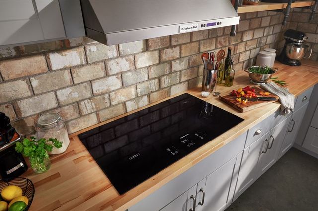 KitchenAid® 36" Black Electric Cooktop-7