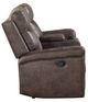 New Classic® Home Furnishings Quade Mocha Dual Manual Reclining Loveseat-3