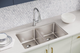 Elkay Lustertone Iconix® Luminous Satin 32-3/4" x 19-1/2" x 9" Double Bowl Undermount Sink with Perfect Drain®-3