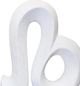 Harp & Finial® Leo Matte Black/Matte White Statue-1