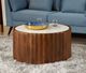 Coast2Coast Home™ Katina White Cocktail Table with Brown Base-5