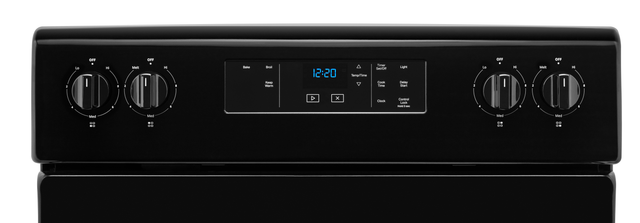 Whirlpool® 30" Black Freestanding Electric Range-4