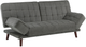 Homelegance® Driggs Dark Gray Convertible Sofa Bed-3