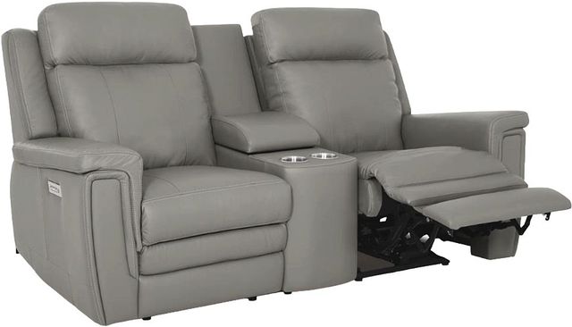 Palliser® Furniture Customizable Asher Power Reclining Loveseat with Console, Power Headrest and Lumbar-0