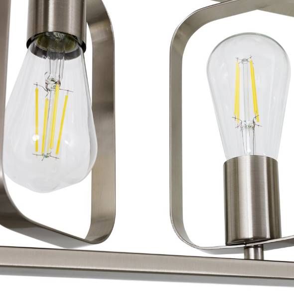 YHD Elliptical Polished Nickel 7-Light Island Light-4