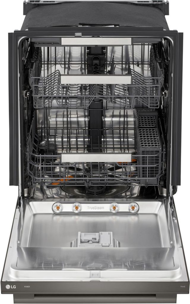 LG 24" Black Stainless Steel Top Control Built In Dishwasher with 1-Hour Wash and Dry, QuadWash® Pro, TrueSteam® and Dynamic Heat Dry™ -1