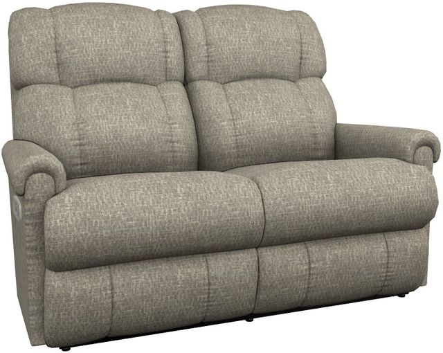 La-Z-Boy® Pinnacle Marble Power Wall Reclining Loveseat with Headrest and Lumbar-0