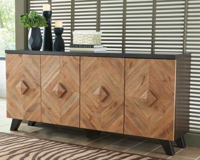 Signature Design by Ashley® Robin Ridge Two-Tone Brown Door Accent Cabinet-1