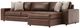 Bernhardt Nest Bernhardt Living 2-Piece Brown Leather Right-Arm Facing Sectional-2