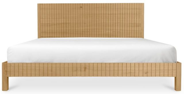 Moe's Home Collection Povera Natural Oak King Panel Bed