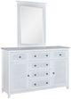 John Thomas Furniture® High Tide White Dresser-0