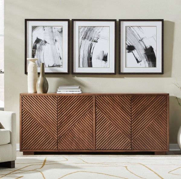 Liberty Furniture Easton Urban Bronze 82" TV Console-1