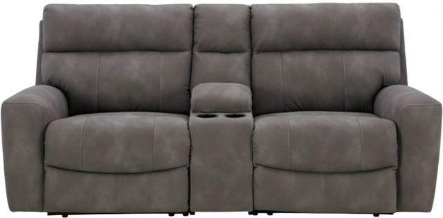 Signature Design by Ashley® Next-Gen DuraPella 3-Piece Slate Power Reclining Sectional Loveseat and Console-1