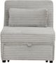Powell® Dozer Gray Curdoroy Twin Sleeper Chair-4