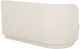 Moe's Home Collection Yoon Cream Left 2 Seat Chaise-4