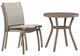 Signature Design by Ashley® River Abbey 3-Piece Beige Aluminum Outdoor Conversation Set-1