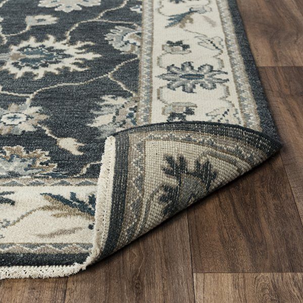 Rizzy Home Ashton Charcoal/Ivory 8'x10' Rectangular Rug-4