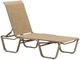 Telescope Casual Customizable Aruba Aluminum/Fabric Outdoor Sling Four-Position Lay-Flat Stacking Armless Chaise-0