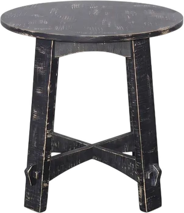 Sunny Designs™ Marina Black Sand Round End Table-2