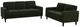 Coaster® Ruth 2-Piece Matcha Upholstered Sofa Set-1