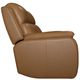 Flexsteel® Ziggy Camel Leather Power Reclining Loveseat with Console, Power Headrest and Lumbar-5