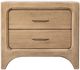 Modus Furniture Brentwood Brioche 2-Drawer Nightstand-2