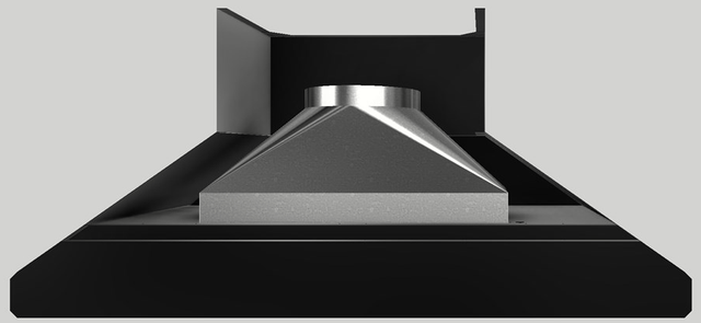 Vent-A-Hood® 66" Black Wall Hood-3
