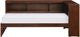 Homelegance® Rowe Dark Cherry Twin Bookcase Corner Platform Bed-2