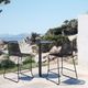 Armen Living Shasta Black Rope/Steel Outdoor Bar Stool-1
