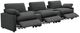 Coaster® Collins 5-Piece Dark Gray Power Reclining Theater-5